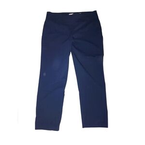 Dana Buchman Classic Navy Blue Pull On Pants Size L Short